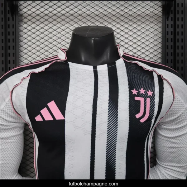 Player Version 25_26 Juventus Home Long Sleeve Jersey - Image 2