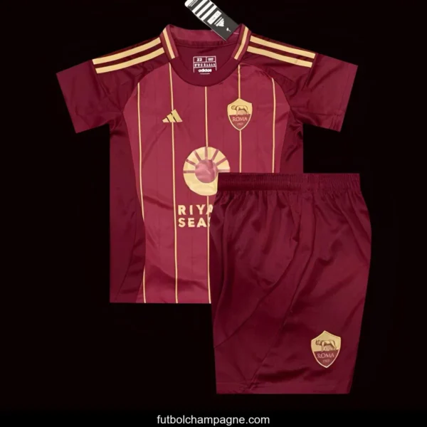 24_25 Kids Roma Home Jersey - Image 2