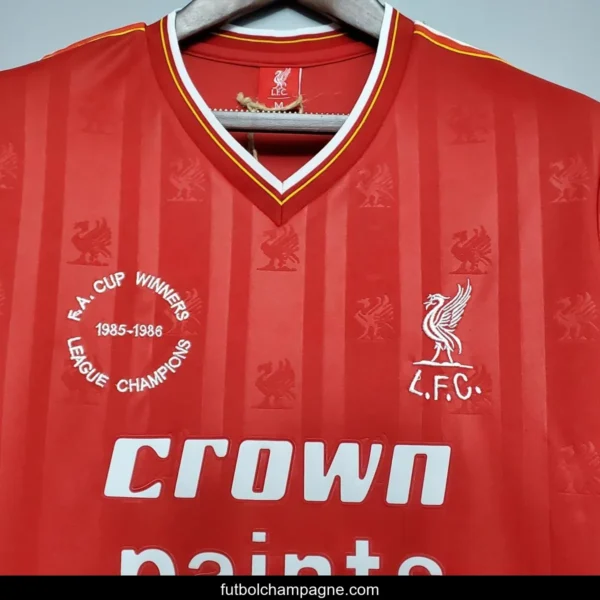 Retro 85_86 Liverpool home Soccer Jersey - Image 2
