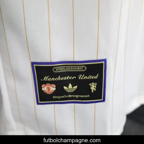 Player Version 25_26 Manchester United White Casual Jersey - Image 2