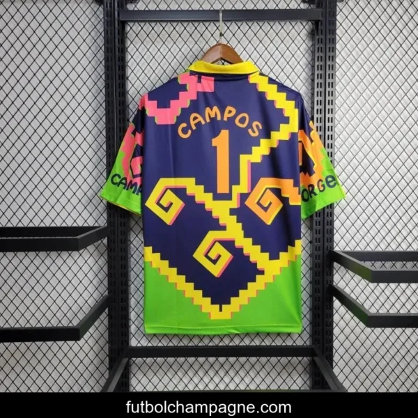 Retro 1995 Mexico Goalkeeper Campos Jersey - Image 3