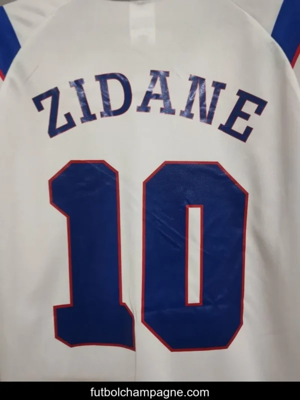 Retro 1996 France Away Soccer Jersey - Image 2