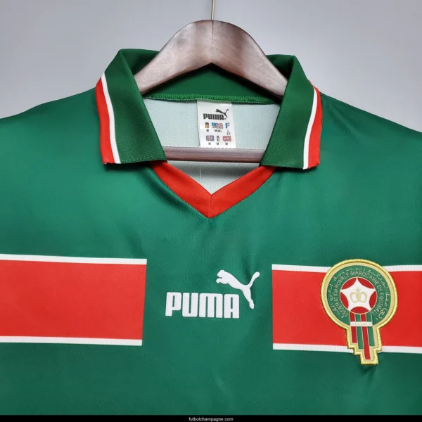 Retro 1998 Morocco home Soccer Jersey - Image 2