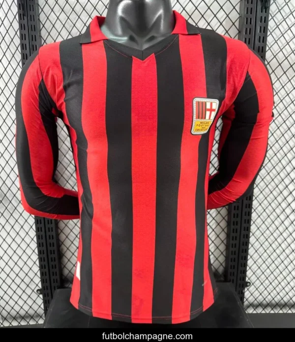 Player Version 24_25 AC Milan Home 125Th Anniversary Long Sleeve Jersey - Image 2