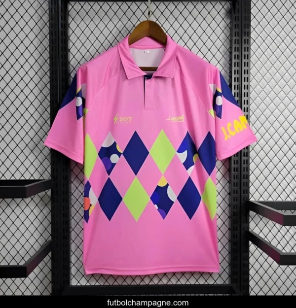 Retro 1992_93 Mexico Goalkeeper CAMPOS 1 Home Pink Jersey - Image 2