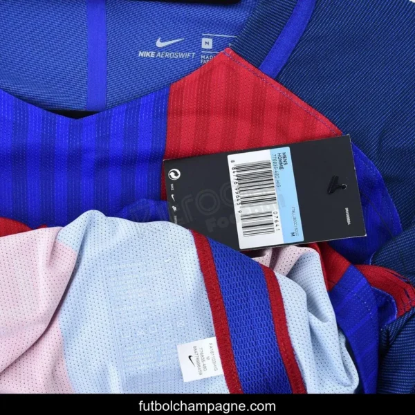 Retro 16_17 Barcelona Home Long Sleeve Jersey - Image 2