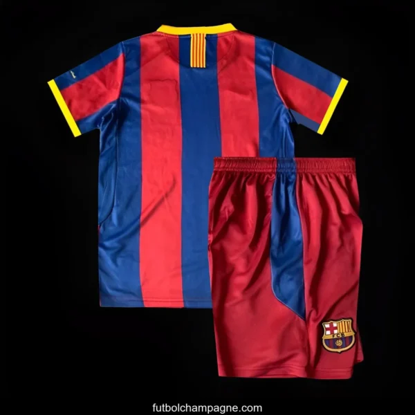 Retro Kids 10_11 Barcelona Home Jersey - Image 2