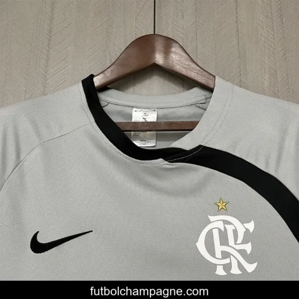 2008_09 Retro Flamengo Goalkeeper Grey Jersey - Image 2