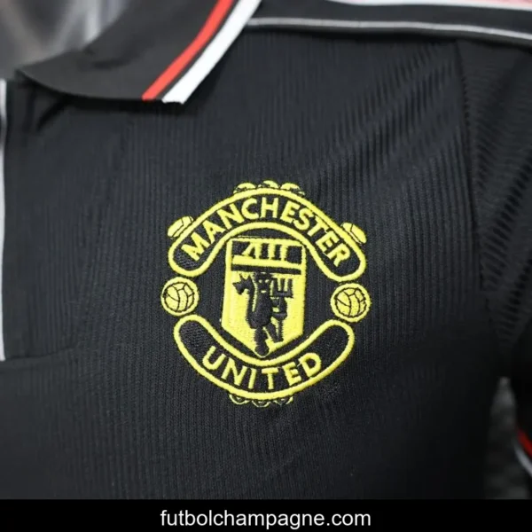 Player Version 98_99 Manchester United Third Black Jersey - Image 2