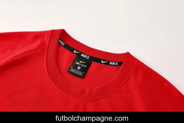 25_26 Nike Red Short Sleeve Jersey+Shorts - Image 3
