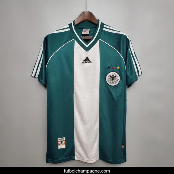 Retro 1998 Germany Away Soccer Jersey - Image 2