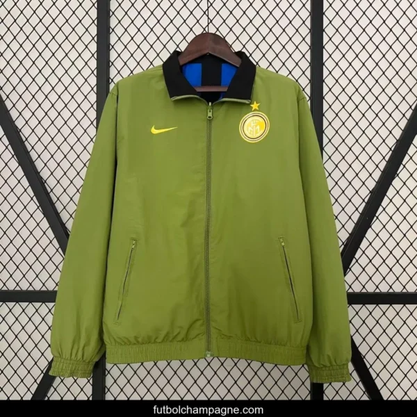 24_25 Inter Milan Green_Black Blue Reversible Windbreaker - Image 3