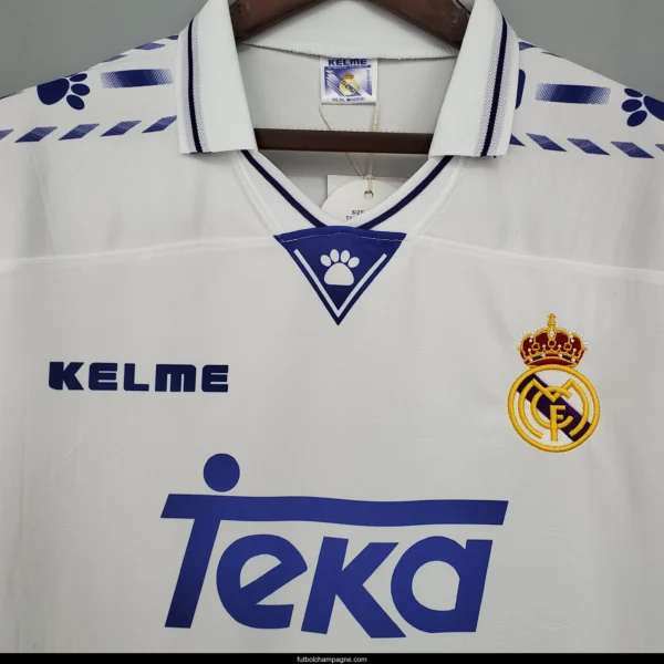 Retro Real Madrid 96_97 home Soccer Jersey - Image 2