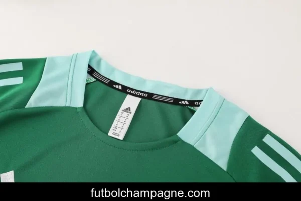 24_25 Adidas Green Short Sleeve Jersey+Shorts - Image 3