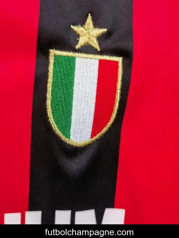 Retro 88_89 AC Milan Home Jersey - Image 4