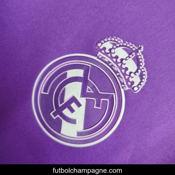 Retro Real Madrid 17_18 Away Purple Jersey - Image 2