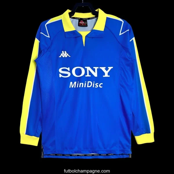 Retro 97_99 Juventus Away Blue Long Sleeve Jersey - Image 2
