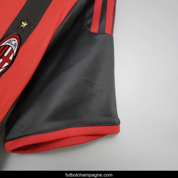 Retro 09_10 AC Milan home Soccer Jersey - Image 2