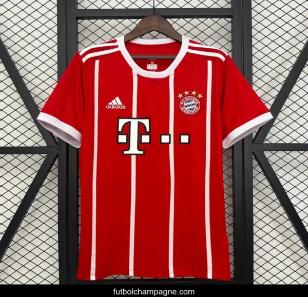 17_18 Retro Bayern Munich Home Jersey - Image 3