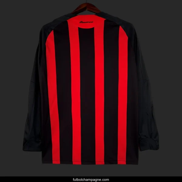 Retro 08_09 AC Milan Home Long Sleeve Jersey - Image 2