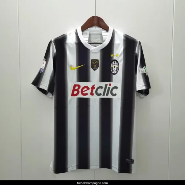 Retro 10_11 Juventus Home Jersey With Full Patches - Image 2