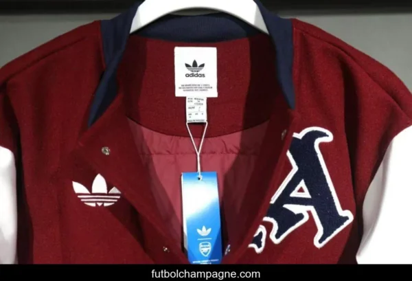 25_26 Adidas Originals xArsenal Wine Baseball VRCT Outdoor Jakcet - Image 2