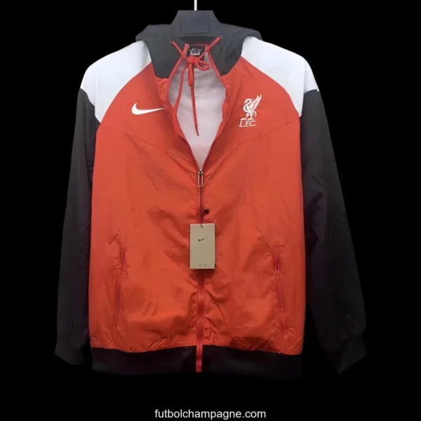 24_25 Liverpool Red_Black Windbreaker - Image 2