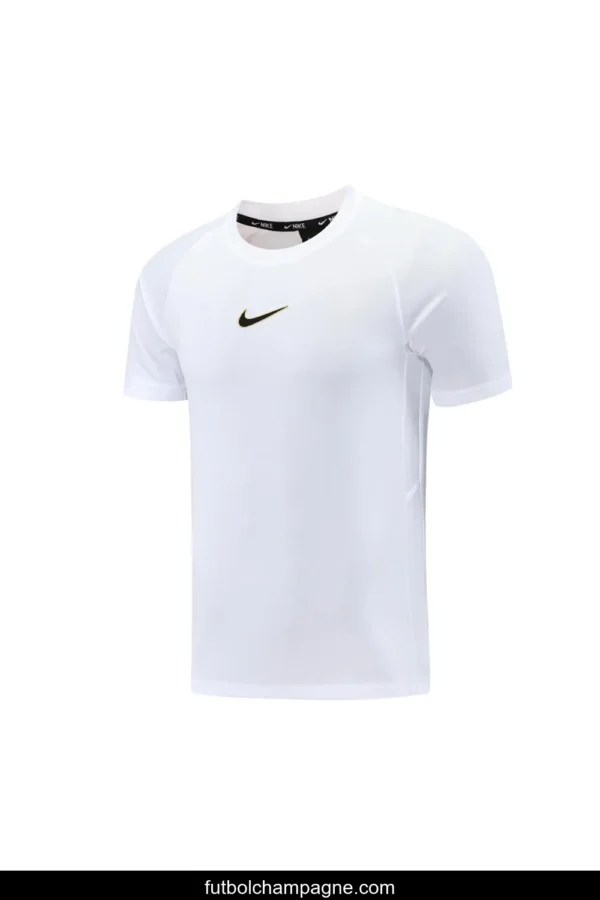 25_26 Nike White Short Sleeve Jersey+Shorts - Image 2