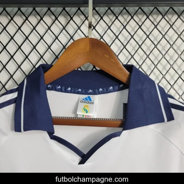Retro 00_01 Real Madrid Home Jersey - Image 3