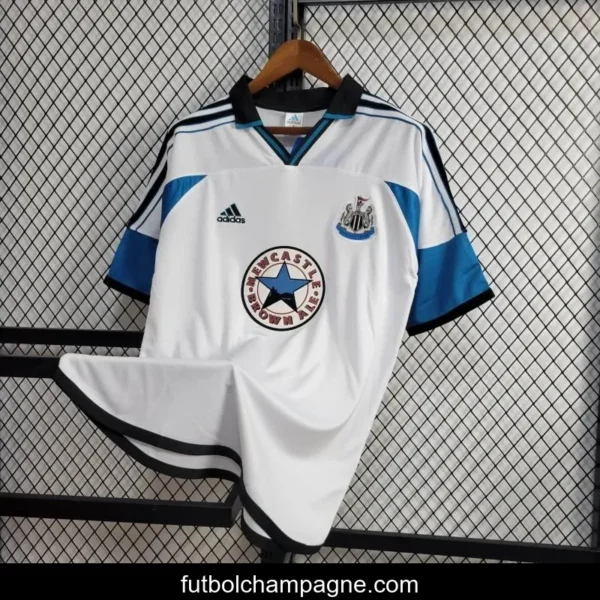 Retro 99_00 Newcastle United Away White Jersye - Image 3