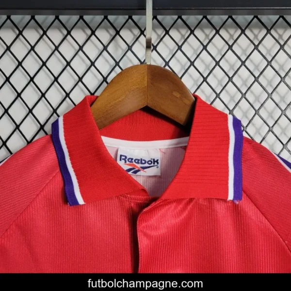Retro 95-96 Fiorentina Third Red Jersey - Image 2