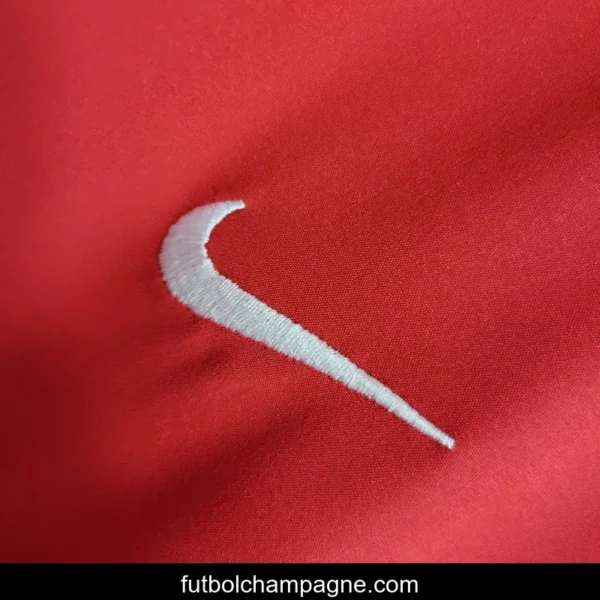 Retro 02_04 Manchester United Long Sleeve Home Jersey - Image 3