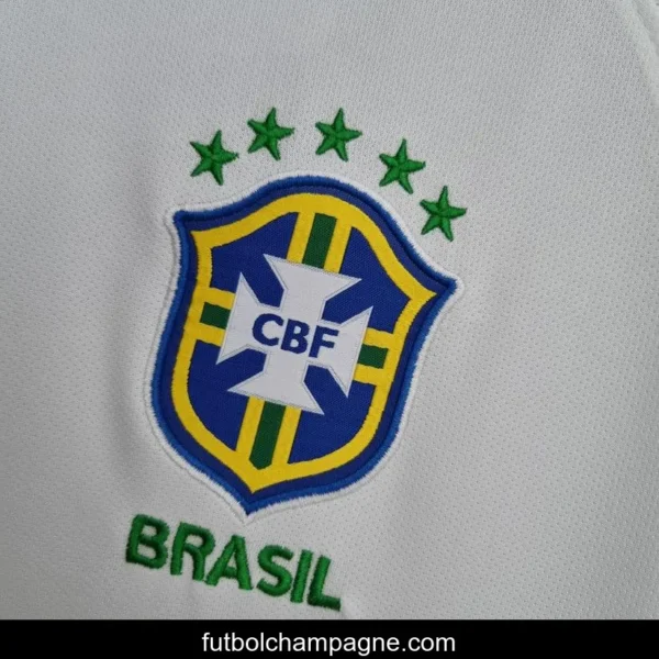 Retro 2019 Brazil Away White Jersey - Image 2