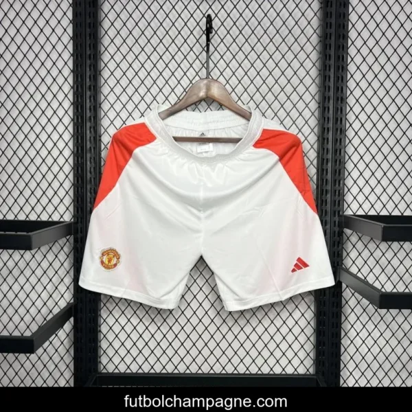 24_25 Manchester United Home Shorts - Image 2