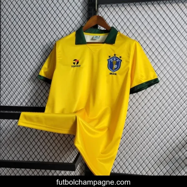 Retro 1988_1990 Brazil Home Jersey - Image 2
