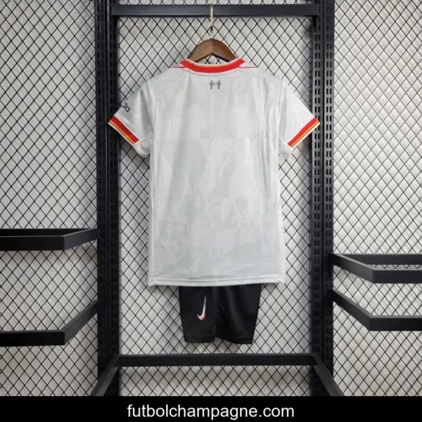 24_25 Kids Liverpool Third White Jersey - Image 3