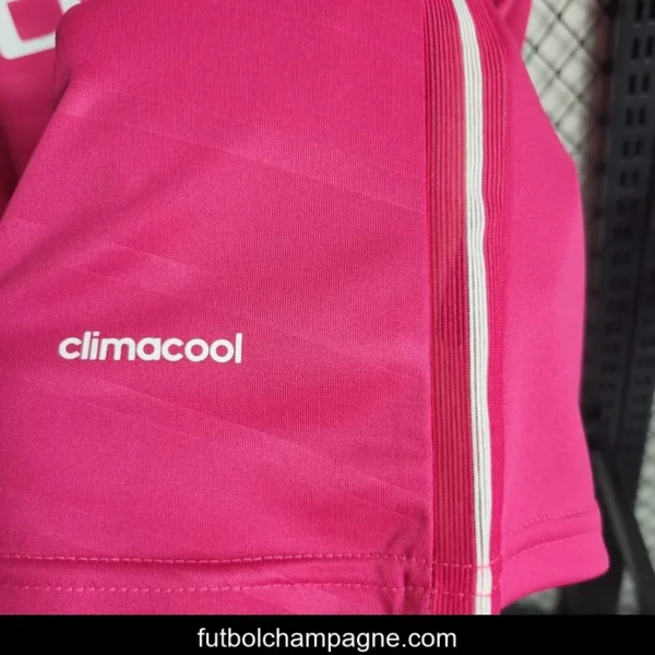 Retro 14-15 Real Madrid Away Pink Jersey - Image 2