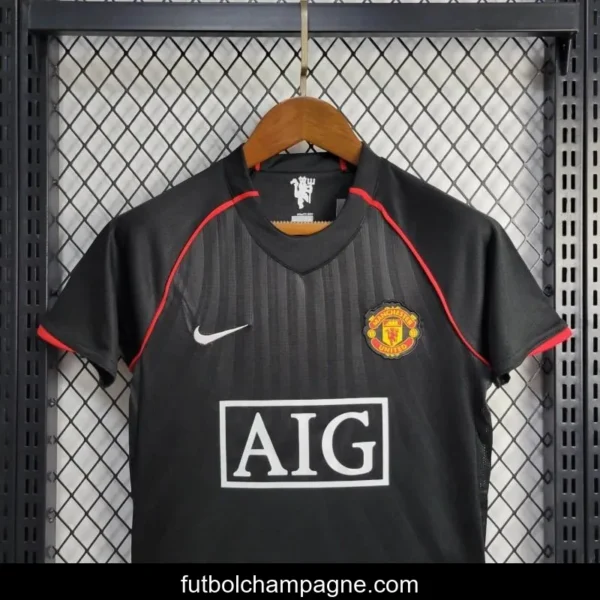 Retro KIDS 07_08 Manchester United Away 16-28 Jersey - Image 2