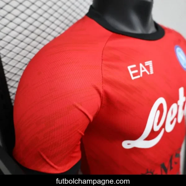 Player Version SSC Napoli Face Game Pierluigi Gollini Goalkeeper Jersey - Image 3