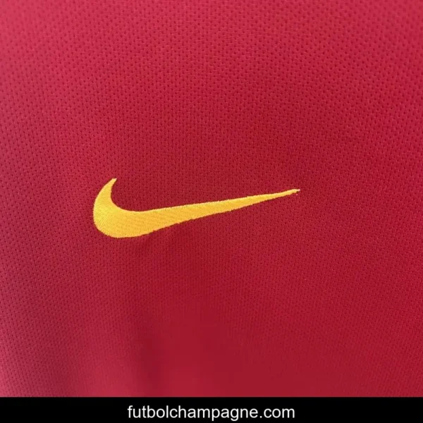 Retro 17_18 Roma Home Long Sleeve Jersey - Image 2
