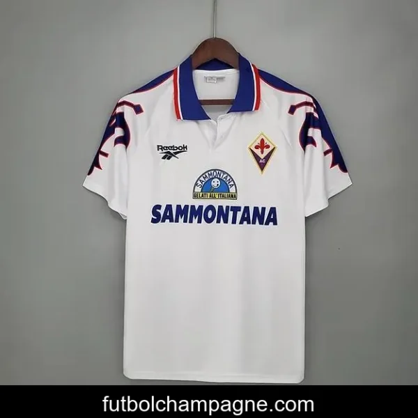 Retro 95_96 Fiorentina Away White Jersey - Image 3