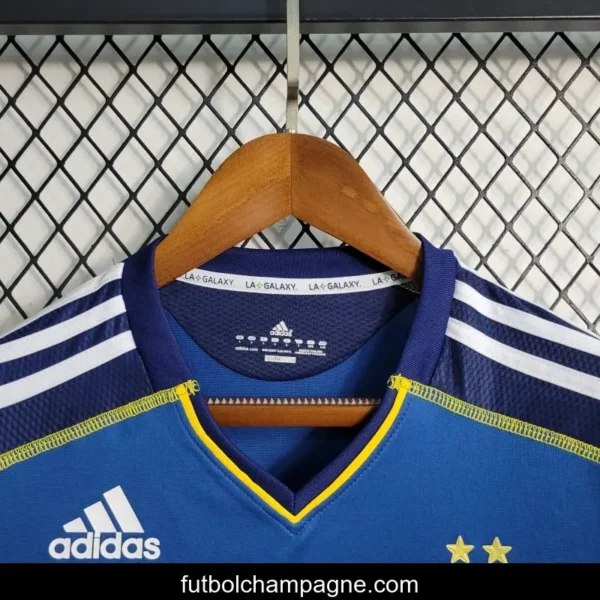 Retro 11-12 La Galaxy Long Sleeve Away Blue Jersey - Image 3