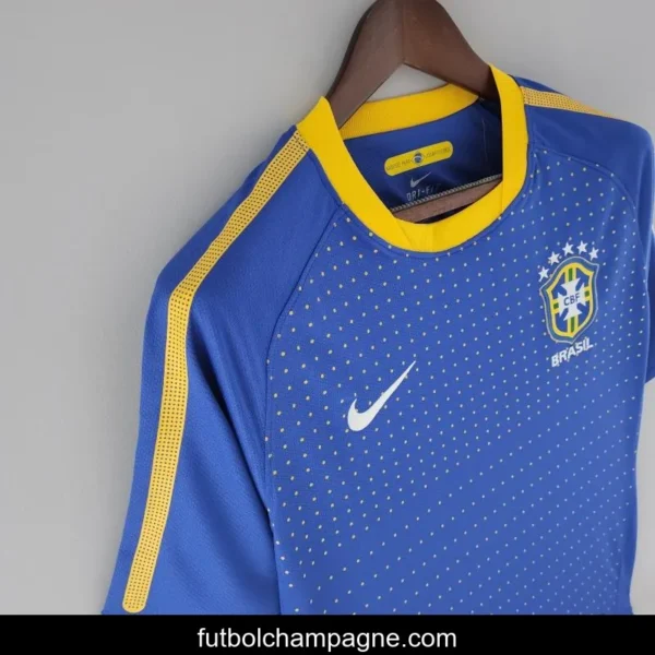 Retro 2010 Brazil Away Soccer Jersey - Image 3
