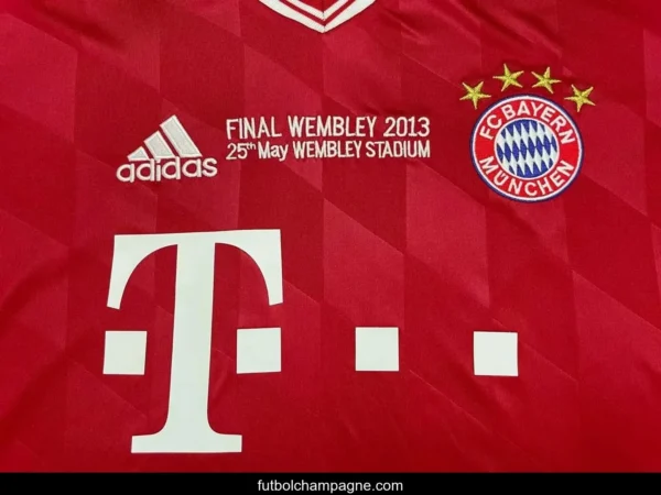Retro 13_14 Bayern Munich Home Final Wembley Jersey - Image 2
