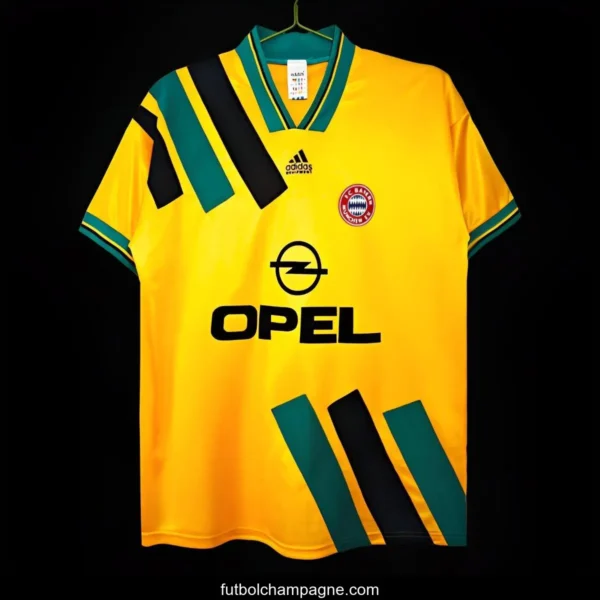 Retro 1993-95 Bayern Munich Away Yellow Jersey - Image 2