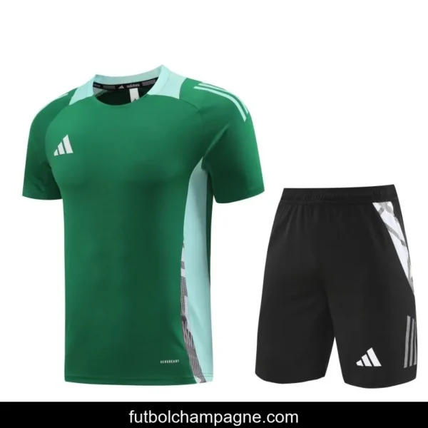 24_25 Adidas Green Short Sleeve Jersey+Shorts - Image 4