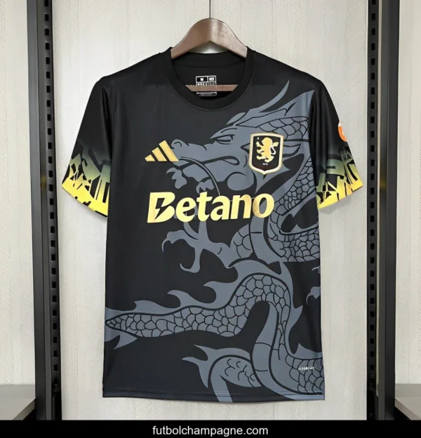 25_26 Aston Villa Black Jersey - Image 2
