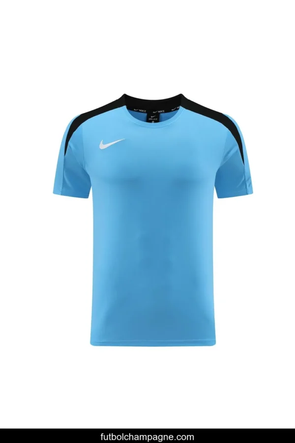 24_25 Nike Blue_black Short Sleeve Jersey+Shorts - Image 3