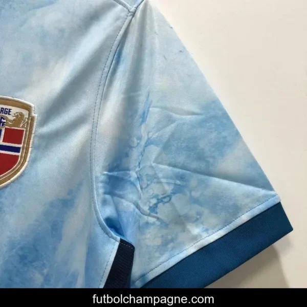 Retro 2021 Norway Away Soccer Jersey - Image 2