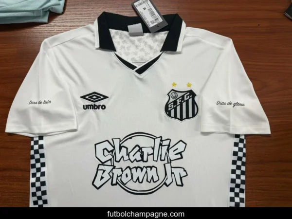 Retro 92_93 Santos Home Jersey - Image 2